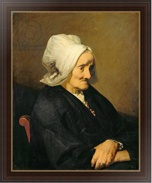 Постер Portrait of the Widow Roumy с типом исполнения На холсте в раме в багетной раме 1.023.151