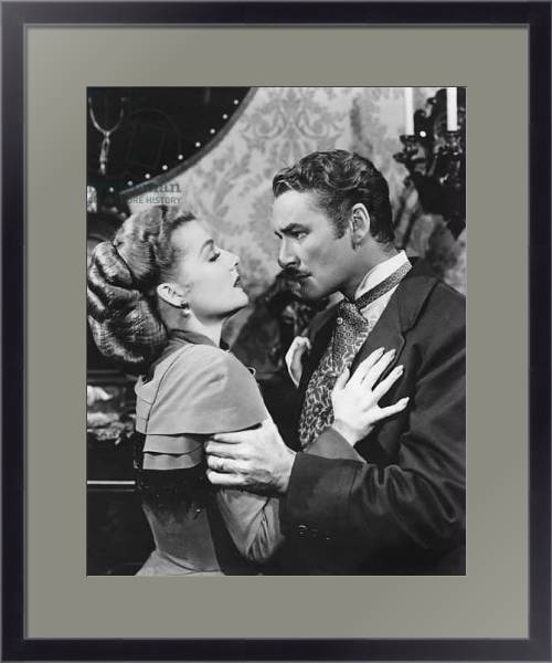 Постер Ann Sheridan And Errol Flynn 1 с типом исполнения Под стеклом в багетной раме 221-01