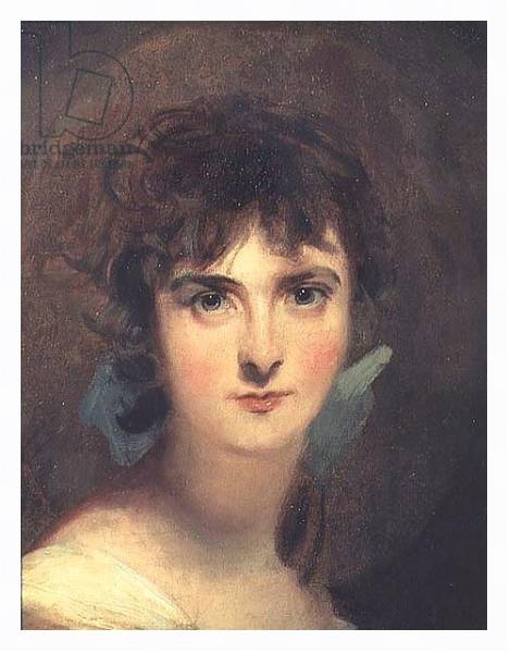 Постер Portrait of Sally Siddons с типом исполнения На холсте в раме в багетной раме 221-03
