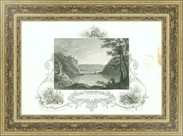 Постер Harpers Ferry с типом исполнения С оформлением в багетной раме NA014.1.037