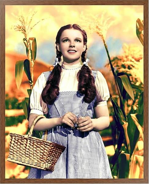 Постер Garland, Judy (Wizard Of Oz, The)C с типом исполнения На холсте в раме в багетной раме 1727.4310