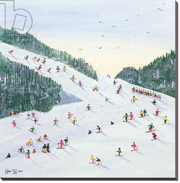 Постер Ski-vening, 1995 с типом исполнения На холсте без рамы