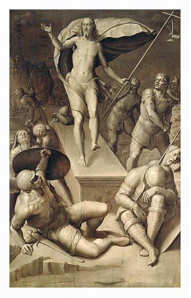 Постер Resurrection of Christ с типом исполнения На холсте в раме в багетной раме 221-03