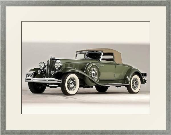 Постер Chrysler CL Imperial Convertible Roadster by LeBaron '1932 с типом исполнения Под стеклом в багетной раме 1727.2510