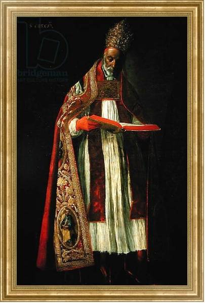 Постер St. Gregory the Great 2 с типом исполнения На холсте в раме в багетной раме NA033.1.051