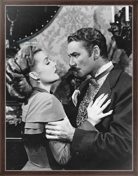 Постер Ann Sheridan And Errol Flynn 1 с типом исполнения На холсте в раме в багетной раме 221-02