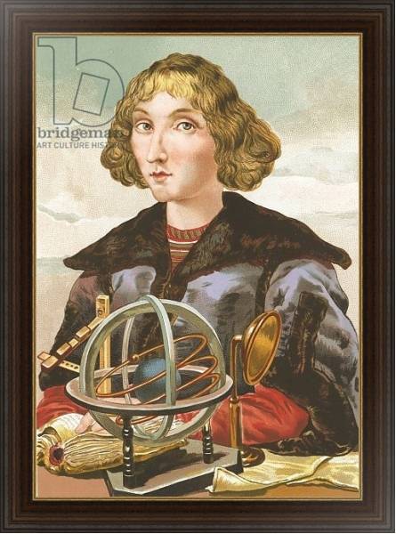 Постер Nicolaus Copernicus с типом исполнения На холсте в раме в багетной раме 1.023.151