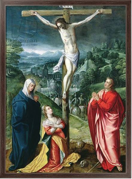 Постер The Crucifixion с типом исполнения На холсте в раме в багетной раме 221-02