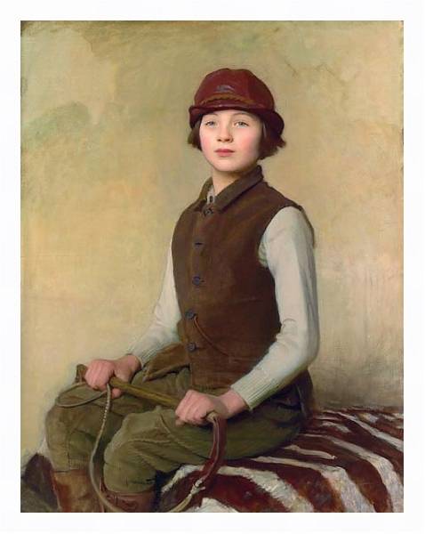 Постер Дочь наездника с типом исполнения На холсте в раме в багетной раме 221-03