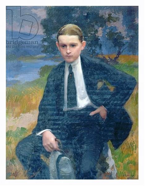 Постер Portrait of Marcel Renoux aged about 13 or 14 с типом исполнения На холсте в раме в багетной раме 221-03