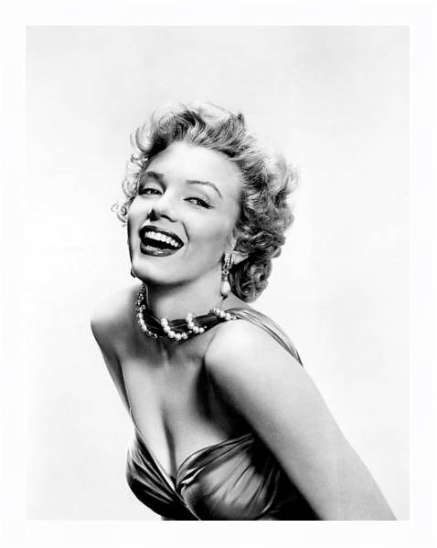 Постер Monroe, Marilyn 72 с типом исполнения На холсте в раме в багетной раме 221-03