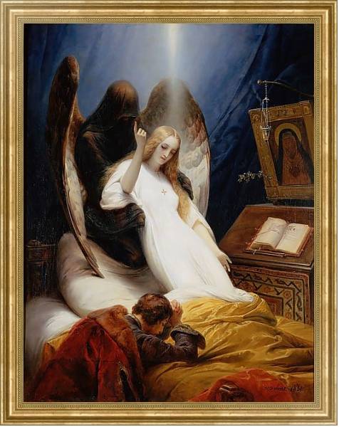 Постер Angel of the Death с типом исполнения На холсте в раме в багетной раме NA033.1.051