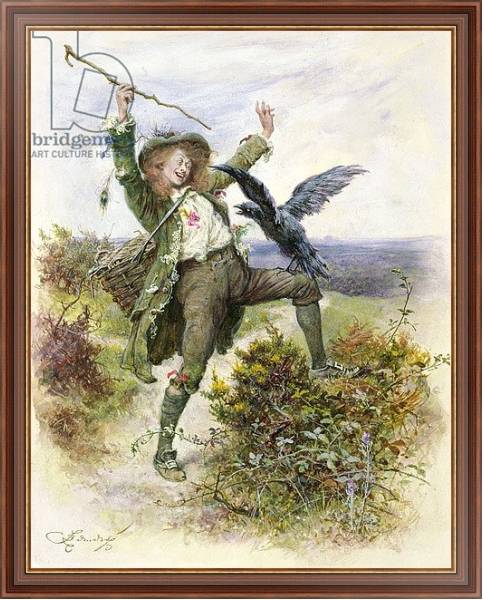 Постер Barnaby Rudge and the Raven Grip с типом исполнения На холсте в раме в багетной раме 35-M719P-83