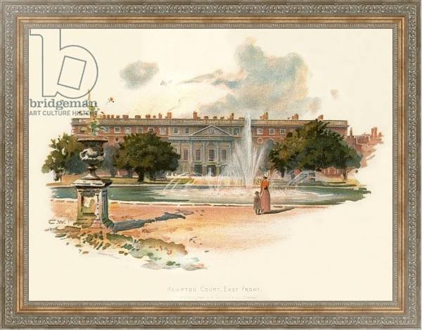 Постер Hampton court, east front с типом исполнения На холсте в раме в багетной раме 484.M48.310