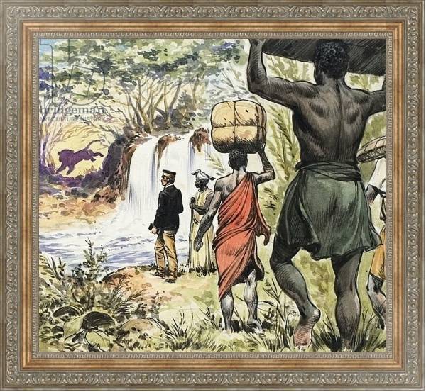 Постер Dr Livingstone in Africa 3 с типом исполнения На холсте в раме в багетной раме 484.M48.310
