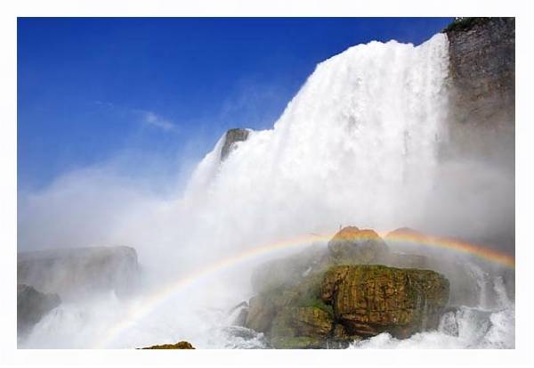 Постер Водопады Игуасу. Аргентина 2 с типом исполнения На холсте в раме в багетной раме 221-03