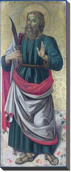 Постер Святой Бартоломью с типом исполнения На холсте без рамы