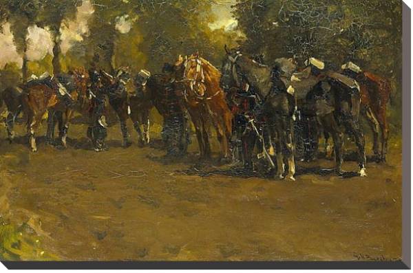 Постер Rustende cavalerie с типом исполнения На холсте без рамы