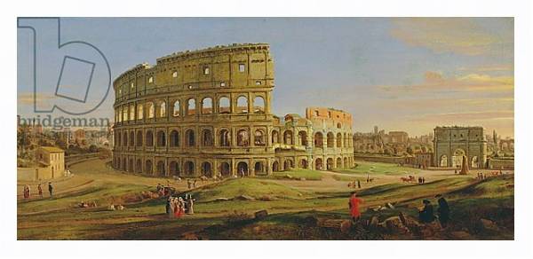Постер The Colosseum с типом исполнения На холсте в раме в багетной раме 221-03