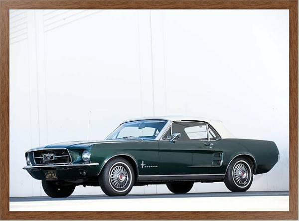 Постер Mustang GT Convertible '1966 с типом исполнения На холсте в раме в багетной раме 1727.4310