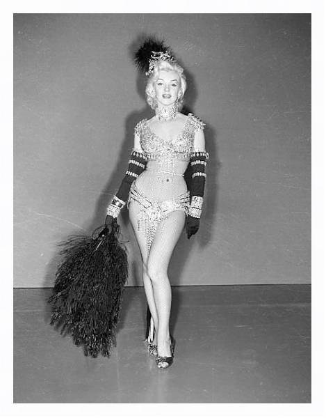 Постер Monroe, Marilyn (Gentlemen Prefer Blondes) 3 с типом исполнения На холсте в раме в багетной раме 221-03