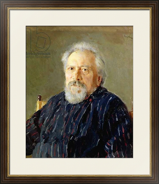 Постер Portrait of Nikolay Leskov с типом исполнения Под стеклом в багетной раме 1.023.036