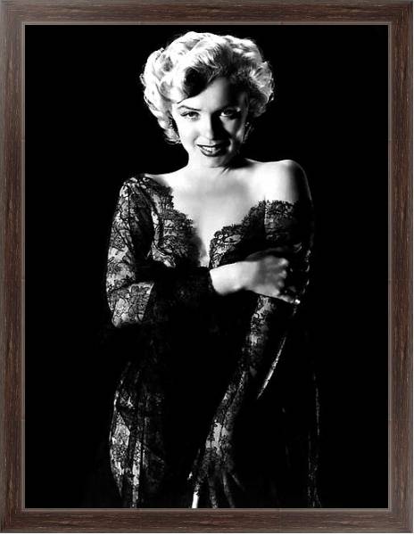 Постер Monroe, Marilyn 42 с типом исполнения На холсте в раме в багетной раме 221-02