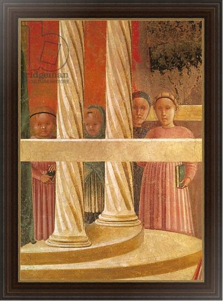 Постер The Presentation of Mary in the Temple, 1433-34 с типом исполнения На холсте в раме в багетной раме 1.023.151