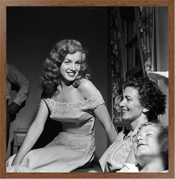 Постер Monroe, Marilyn 140 с типом исполнения На холсте в раме в багетной раме 1727.4310