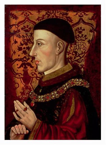 Постер Portrait of Henry V с типом исполнения На холсте в раме в багетной раме 221-03