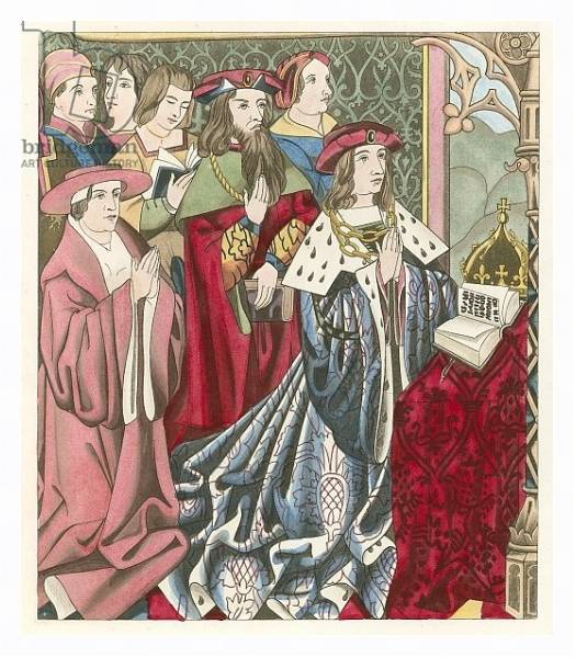 Постер Henry VI and his Court с типом исполнения На холсте в раме в багетной раме 221-03