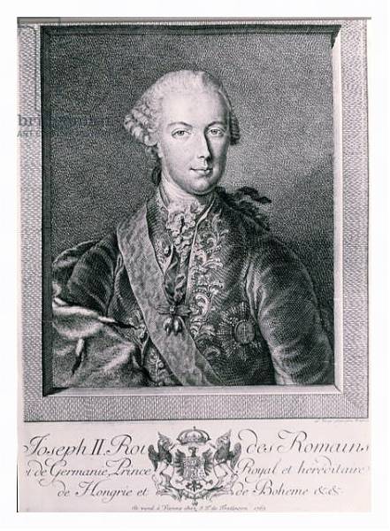 Постер Portrait of Joseph II King of Germany and Holy Roman Emperor, 1763 с типом исполнения На холсте в раме в багетной раме 221-03
