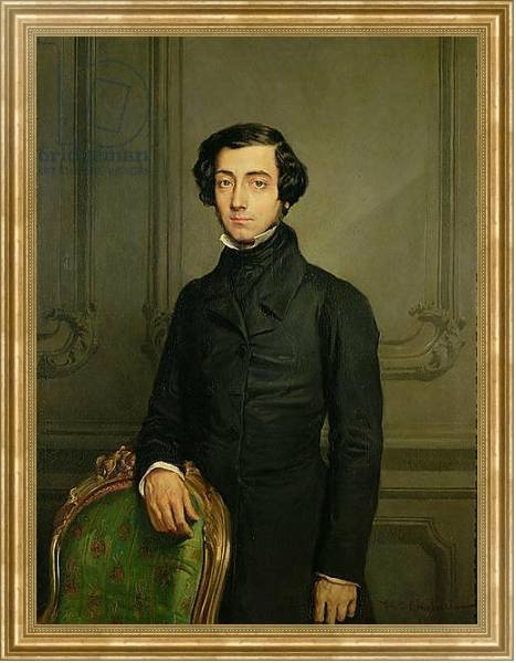 Постер Charles-Alexis-Henri Clerel de Tocqueville 1850 с типом исполнения На холсте в раме в багетной раме NA033.1.051