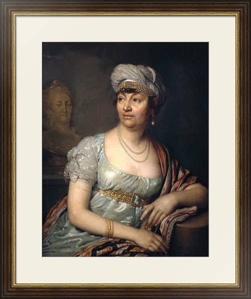 Постер Портрет Анны Луизы Жермены де Сталь (?) с типом исполнения Под стеклом в багетной раме 1.023.036