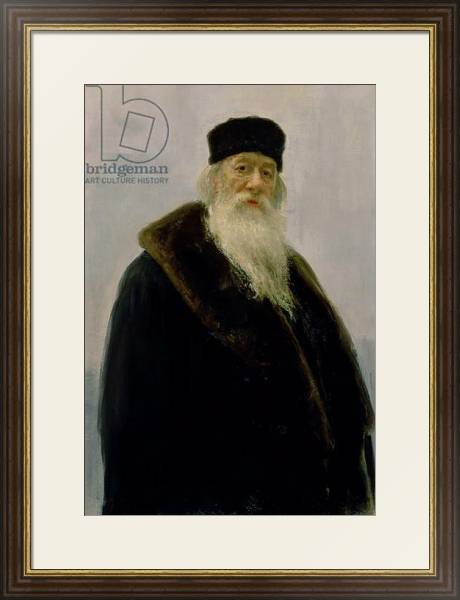 Постер Portrait of Vladimir Vasil'evich Stasov 1900 с типом исполнения Под стеклом в багетной раме 1.023.036