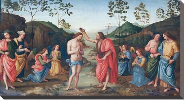 Постер Крещение Христа 3 с типом исполнения На холсте без рамы