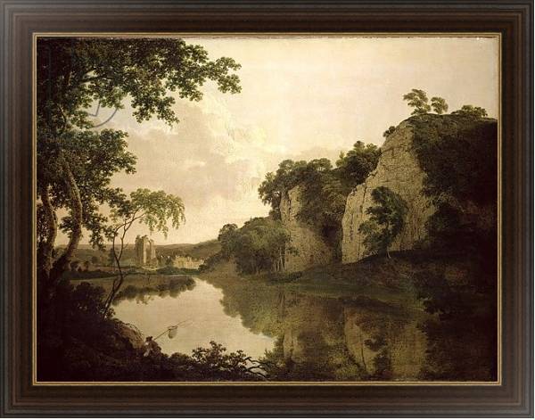 Постер Landscape with Dale Abbey с типом исполнения На холсте в раме в багетной раме 1.023.151