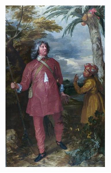 Постер Вильям Филдинг, 1-й граф Денбиг с типом исполнения На холсте в раме в багетной раме 221-03