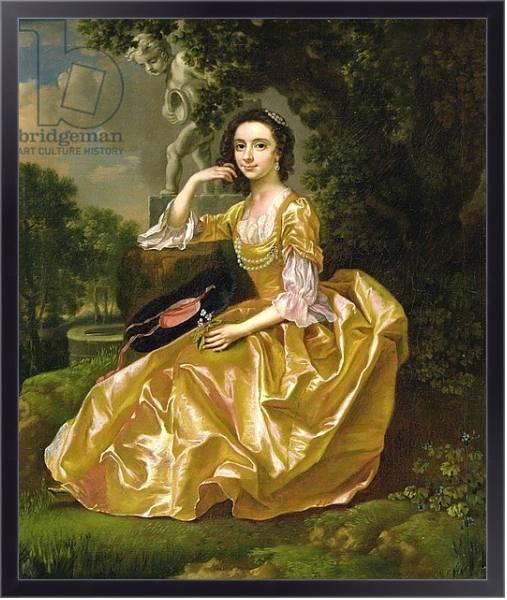 Постер Mrs Mary Chauncey, 1748 с типом исполнения На холсте в раме в багетной раме 221-01
