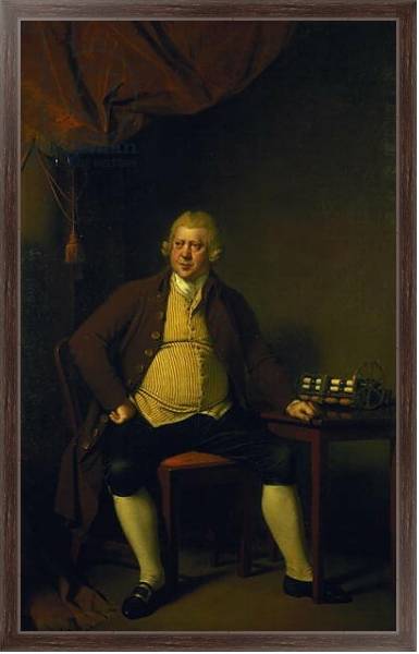 Постер Sir Richard Arkwright, 1789-90 с типом исполнения На холсте в раме в багетной раме 221-02