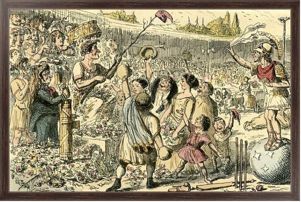 Постер Flaminius restoring Liberty to Greece at the Isthmian Games с типом исполнения На холсте в раме в багетной раме 221-02