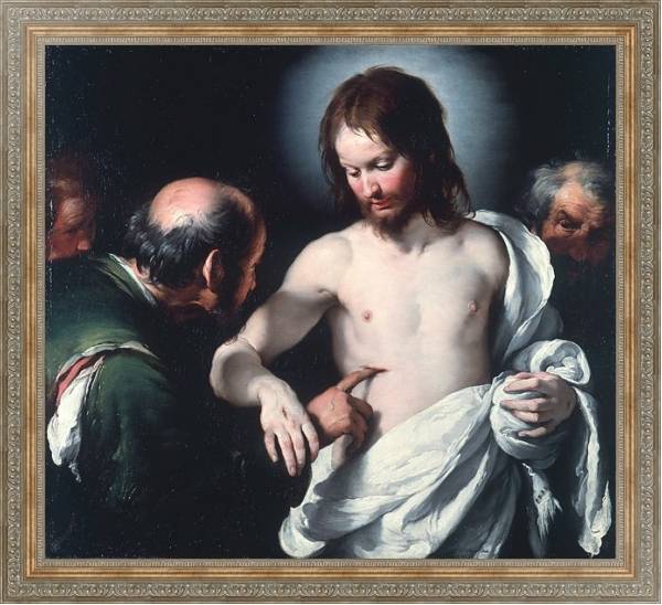 Постер Неверие Святого Томаса 2 с типом исполнения На холсте в раме в багетной раме 484.M48.310