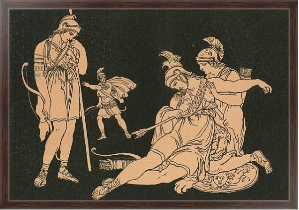 Постер The Death of Camilla с типом исполнения На холсте в раме в багетной раме 221-02