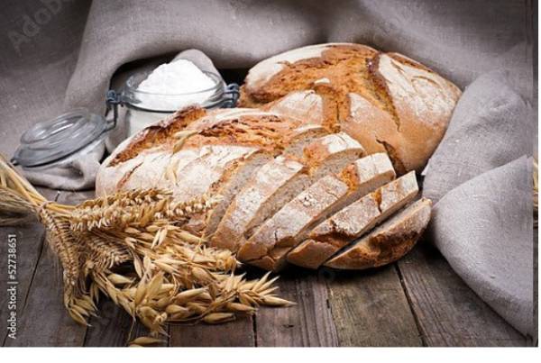 Постер Свежий хлеб 3 с типом исполнения На холсте без рамы