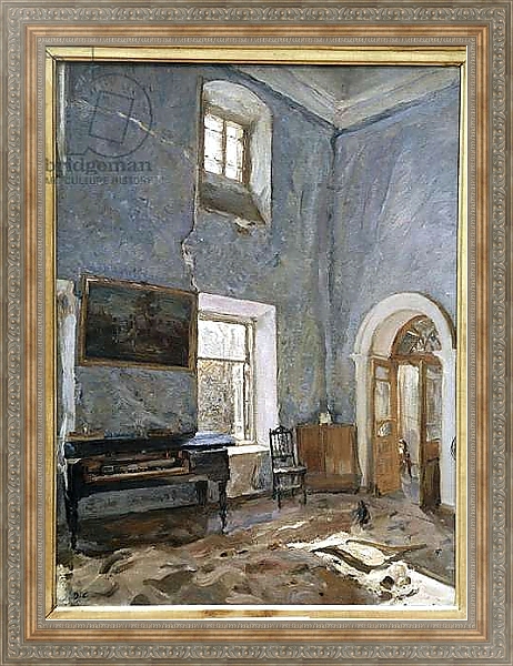 Постер The Hall in the Old House, The Obinskys' Estate, Belkino с типом исполнения На холсте в раме в багетной раме 484.M48.310