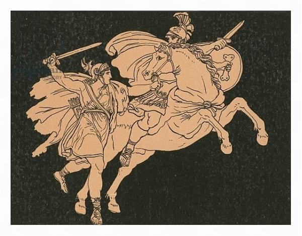 Постер Camilla and the Son of Aunus с типом исполнения На холсте в раме в багетной раме 221-03