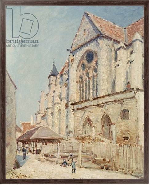 Постер The Church at Moret с типом исполнения На холсте в раме в багетной раме 221-02