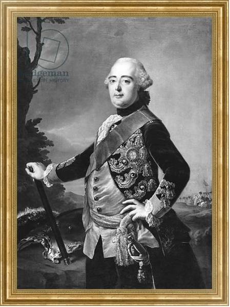 Постер Prince Elector Frederic II of Hessen-Kassel, c.1785 с типом исполнения На холсте в раме в багетной раме NA033.1.051