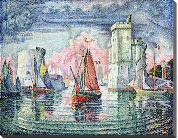Постер The Port at La Rochelle, 1921 с типом исполнения На холсте без рамы