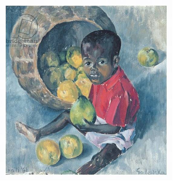 Постер Fito, Twin Son of Abel, Haiti, 1961 с типом исполнения На холсте в раме в багетной раме 221-03